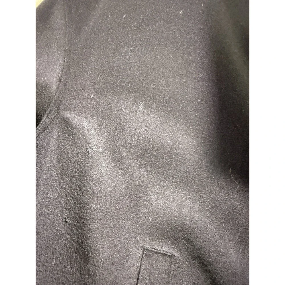 Jos. A. Bank Black Wool Cashmere Bomber Jacket Men’s Large Quilted Lined Zip